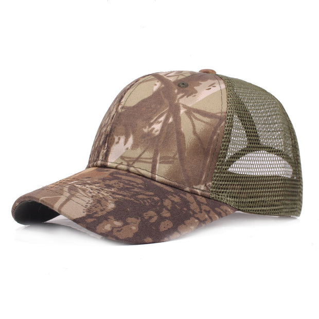 Men's Simple Jungle Breathable Mesh Cap