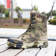 Desert jungle camouflage boots