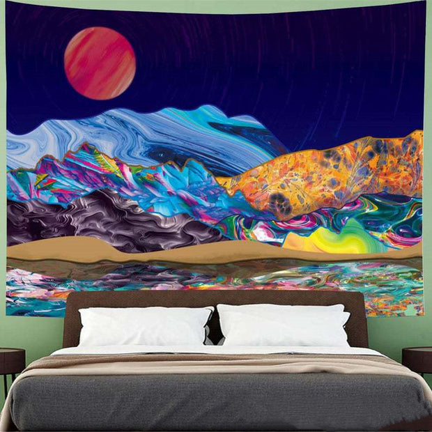 Tapestry Psychedelic Sunset Decorating Dorm