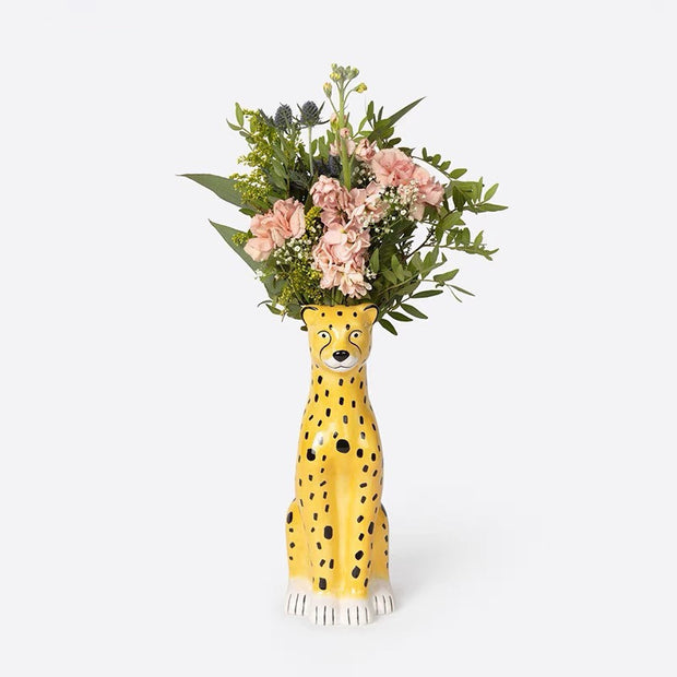 Decorate Leopard Flower And Primitive Jungle