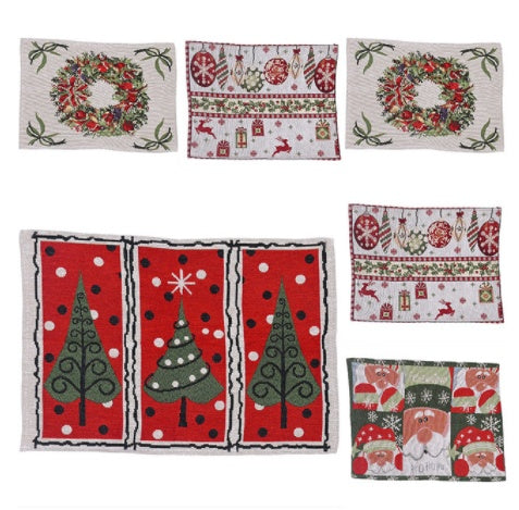 Christmas Home Decoration Products Knitted Cloth Placemats