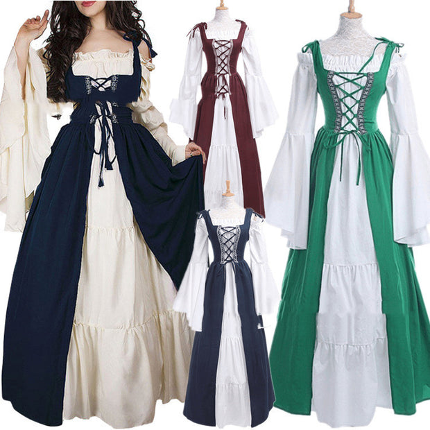 Medieval Costume Renaissance Palace Revival Vintage Dress