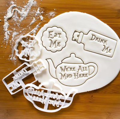 Eat Me Cookie Cutter Alice In Wonderland Theme Cookie Mold Interesting Cookie Cutter Handmade DIY Cookie Baking Accessories