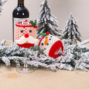 New Products In Stock Christmas Wool Wine Cup Cover