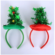 Christmas Product Christmas Hair Accessories Headband Christmas Hat Five-star Headband Christmas Day Dance Party Party Decorations